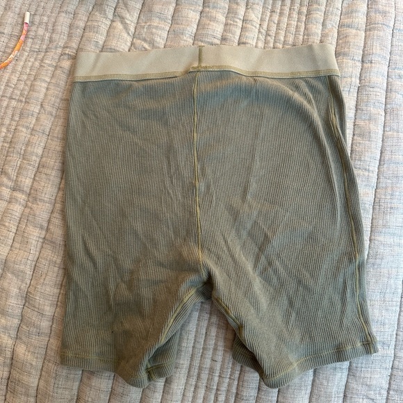 Skims Cotton Rib Boxer in Mineral - Picture 2 of 2